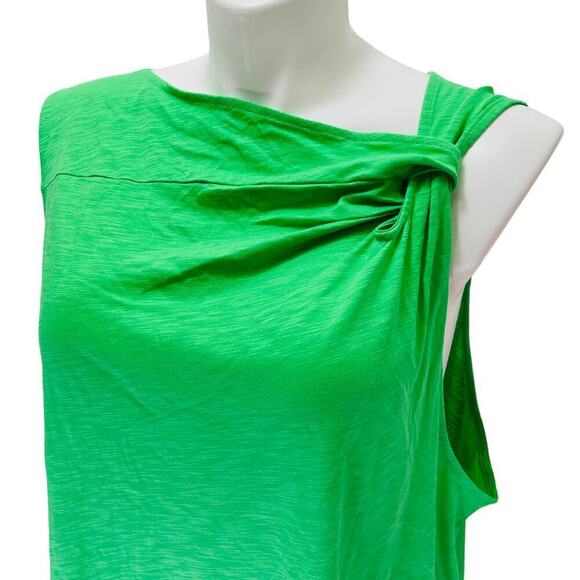 Sanctuary Asymemetrical Better Half Tank Top Sleeveless Green Plus Size 3X NWT - Picture 3 of 7